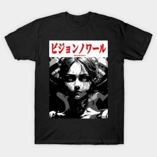 Cyberpunk Cyborg Girl Japanese Vaporwave Urban Aesthetic T-Shirt